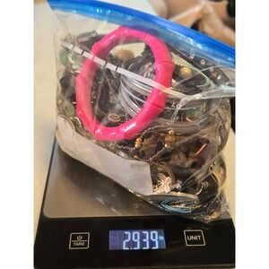 2.9 Lbs Jewelry Lot Crafters Beads Jewelry Bundle Broken Jewelry